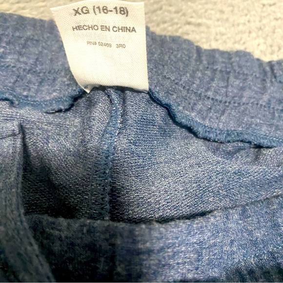 Women’s Time and Tru MATERNITY Jogger Pants Blue Size XL (16-18) with Pockets - Picture 5 of 6